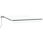 vidaXL Pergolă automatizată și retractabilă de la , albă, 350 x 250 cm vidaXL Pergolă automatizată și retractabilă de la , albă, 350 x 250 cm