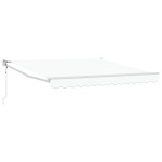 Marchiză retractabilă automată vidaXL Alb 350x250 cm Marchiză retractabilă automată vidaXL Alb 350x250 cm