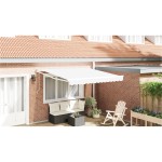 Marchiză retractabilă automată vidaXL Alb 350x250 cm Marchiză retractabilă automată vidaXL Alb 350x250 cm