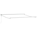 Marchiză retractabilă automată vidaXL Alb 350x250 cm Marchiză retractabilă automată vidaXL Alb 350x250 cm