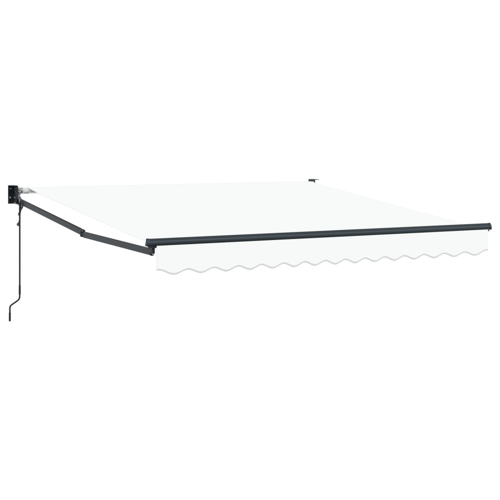 Marchiză Automată Retractabilă vidaXL Alb 350x250 cm