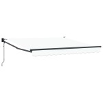 Marchiză Automată Retractabilă vidaXL Alb 350x250 cm Marchiză Automată Retractabilă vidaXL Alb 350x250 cm