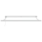 vidaXL Umbra Retractabilă Automatică Albă 350x250 cm