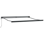 vidaXL Paravan retractabil Gri deschis 350x250 cm vidaXL Paravan retractabil Gri deschis 350x250 cm