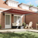 vidaXL Pergolă Retractabilă Automată Portocalie și Maro 400x300 cm vidaXL Pergolă Retractabilă Automată Portocalie și Maro 400x300 cm
