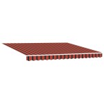 vidaXL Pergolă Retractabilă Automată Portocalie și Maro 400x300 cm vidaXL Pergolă Retractabilă Automată Portocalie și Maro 400x300 cm