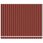 vidaXL Cortina Retractabilă Manual Portocaliu și negru 400 × 300 cm