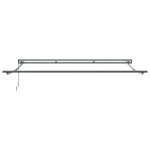 vidaXL Cortina Retractabilă Manual Roșu Burgund 400x300 cm țesătură vidaXL Cortina Retractabilă Manual Roșu Burgund 400x300 cm țesătură