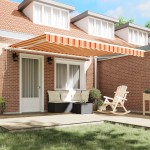 vidaXL Cortina Retractabilă galben și portocaliu 400 × 300 cm vidaXL Cortina Retractabilă galben și portocaliu 400 × 300 cm