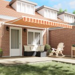 vidaXL Cortina Retractabilă galben și portocaliu 400 × 300 cm vidaXL Cortina Retractabilă galben și portocaliu 400 × 300 cm