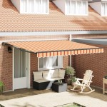 vidaXL Cortina Retractabilă Manual Multicolour 400 × 300 cm