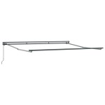 vidaXL Cortina Retractabilă Manual Albastru și portocaliu 400 × 300 cm
