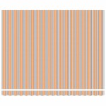 vidaXL Cortina Retractabilă Manual Albastru și portocaliu 400 × 300 cm