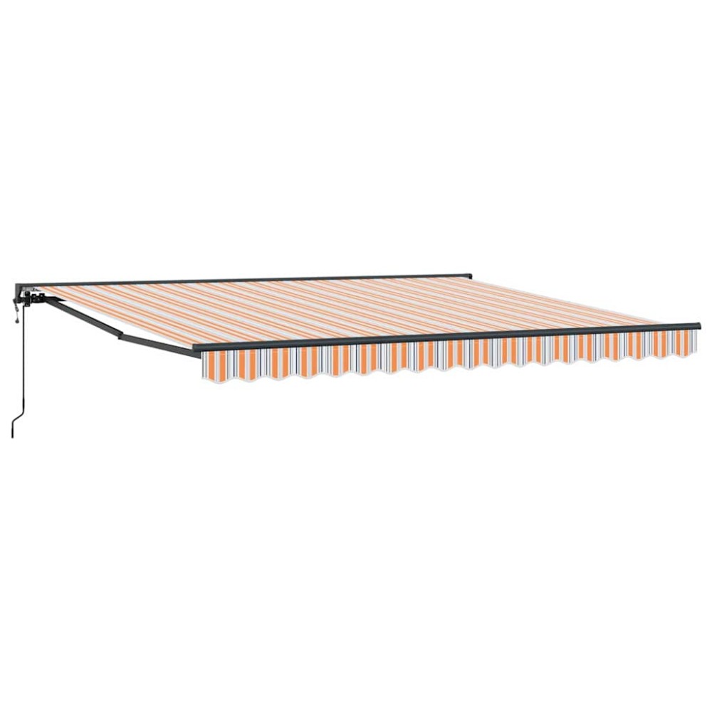 vidaXL Cortina Retractabilă Dungă Multicolor 400x300 cm țesătură