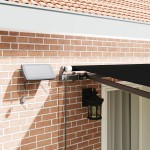 Marchiza Manuală Retractabilă cu LED Neagră 400x300 cm Marchiza Manuală Retractabilă cu LED Neagră 400x300 cm