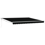 Marchiza retractabilă automată vidaXL Neagră 400x300 cm Marchiza retractabilă automată vidaXL Neagră 400x300 cm