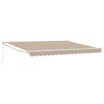 Marchiză manuală retractabilă Bej 400x300 cm Marchiză manuală retractabilă Bej 400x300 cm