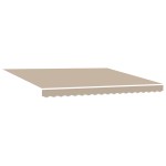 Marchiză manuală retractabilă vidaXL Bej 400x300 cm Marchiză manuală retractabilă vidaXL Bej 400x300 cm