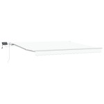 vidaXL Cortina Retractabilă with Manual 400 × 300 cm Alb vidaXL Cortina Retractabilă with Manual 400 × 300 cm Alb