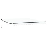 Marchiză retractabilă automată vidaXL Alb 400x300 cm Marchiză retractabilă automată vidaXL Alb 400x300 cm