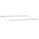 Marchiză automată retractabilă albă 400x300 cm Marchiză automată retractabilă albă 400x300 cm