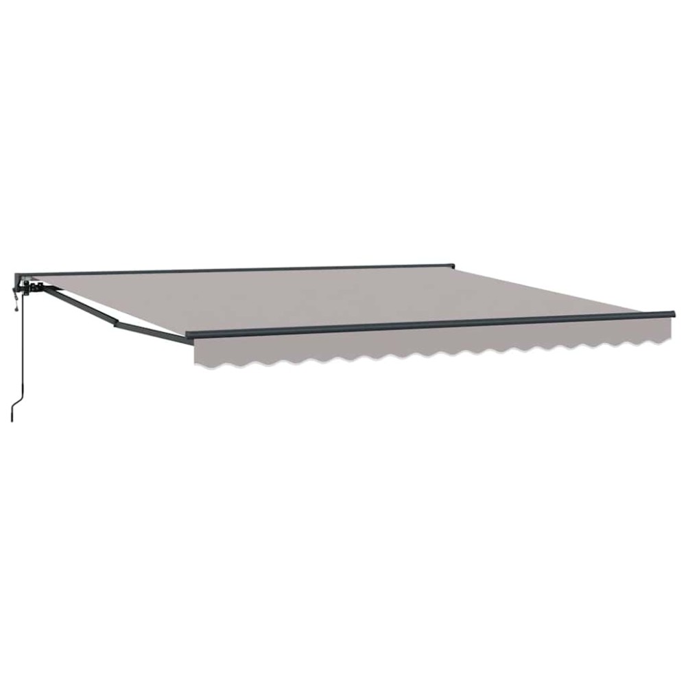 vidaXL Cortina Retractabilă Gri deschis 400x300 cm țesătură