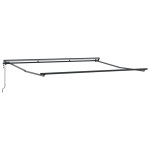 vidaXL Cortina Retractabilă Gri deschis 400x300 cm țesătură