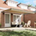 vidaXL Roletă Automată Retractabilă Verde și Galben 400x300 cm vidaXL Roletă Automată Retractabilă Verde și Galben 400x300 cm
