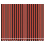 vidaXL Cortina Retractabilă portocaliu și maro 400 × 350 cm