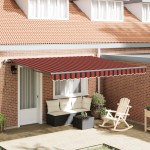 vidaXL Pergola retractabilă automată , portocalie și maro, 400 x 350 cm vidaXL Pergola retractabilă automată , portocalie și maro, 400 x 350 cm