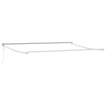 vidaXL Cortina Retractabilă Manual Galben și portocalie 400 × 300 cm