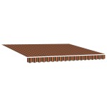 vidaXL Umbrelă galbenă și portocalie galben și portocaliu 400 × 350 cm