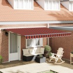 vidaXL Cortina Retractabilă galben și portocaliu 400 × 350 cm țesătură vidaXL Cortina Retractabilă galben și portocaliu 400 × 350 cm țesătură