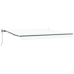 vidaXL Pergolă retractabilă automată , albă, 400 x 350 cm vidaXL Pergolă retractabilă automată , albă, 400 x 350 cm