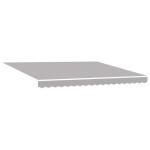 Marchiză retractabilă manuală vidaXL gri deschis 400x350 cm Marchiză retractabilă manuală vidaXL gri deschis 400x350 cm