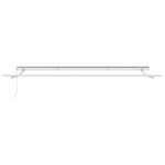 Marchiză retractabilă manuală vidaXL gri deschis 400x350 cm Marchiză retractabilă manuală vidaXL gri deschis 400x350 cm