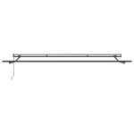 vidaXL Cortina Retractabilă Manual Gri deschis 400 × 350 cm țesătură