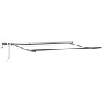 Marchiză manuală retractabilă cu LED Verde și Galben 400x350 cm Marchiză manuală retractabilă cu LED Verde și Galben 400x350 cm