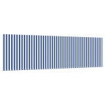 vidaXL Cortina Retractabilă Albastru și alb 450 × 300 cm țesătură