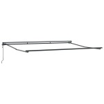 vidaXL Cortina Retractabilă Albastru și alb 450 × 300 cm țesătură