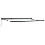 vidaXL Cortina Retractabilă Portocalie și albă 450 × 300 cm vidaXL Cortina Retractabilă Portocalie și albă 450 × 300 cm