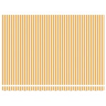 vidaXL Cortina Retractabilă Galben și alb 450 × 300 cm