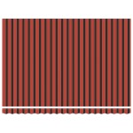 vidaXL Cortina Retractabilă Manual portocaliu și maro 450 × 300 cm