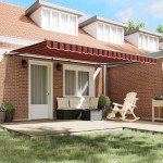 vidaXL Pergolă Automată Retractabilă Portocalie și Maro 450x300 cm vidaXL Pergolă Automată Retractabilă Portocalie și Maro 450x300 cm