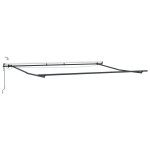 vidaXL Pergolă retractabilă automată LED galben-portocalie, 450x300 cm