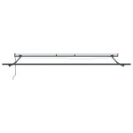 vidaXL Pergolă retractabilă automată LED galben-portocalie, 450x300 cm