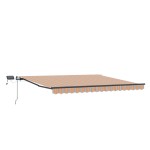 vidaXL Cortina Retractabilă Manual Multicolour 450 × 300 cm țesătură vidaXL Cortina Retractabilă Manual Multicolour 450 × 300 cm țesătură