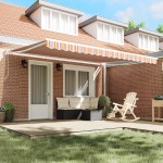 vidaXL Cortina Retractabilă Dungi Multicolour 450 × 300 cm