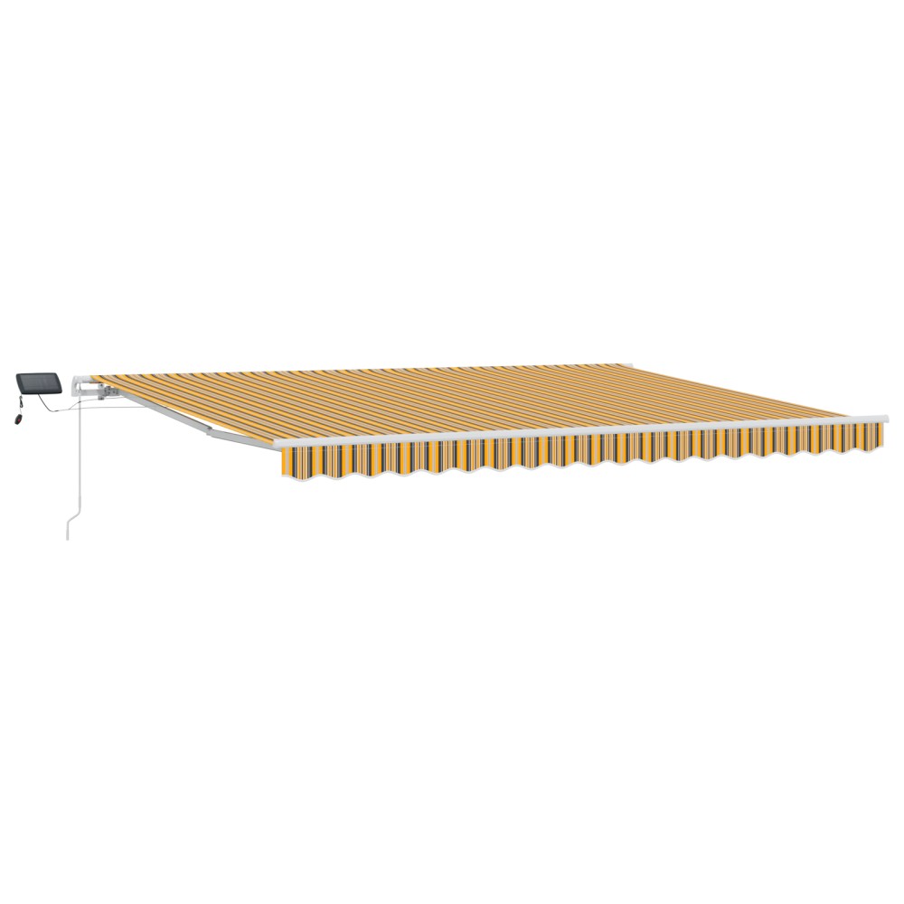 vidaXL Cortina Retractabilă with Manual 450 × 300 cm Multicolour