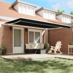 vidaXL Cortina Retractabilă Negru 450 × 300 cm Material textil și oțel
